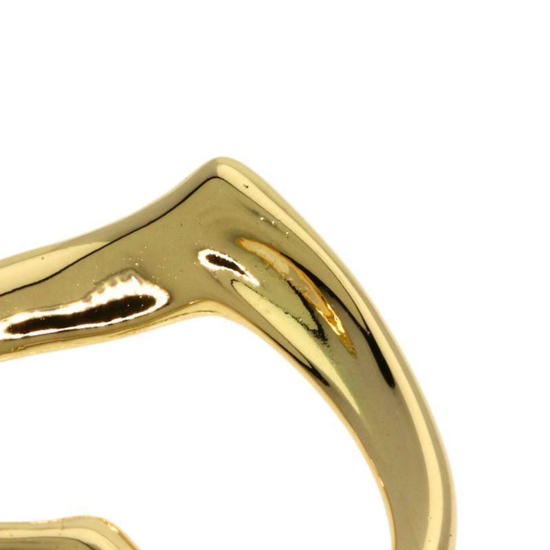 Tiffany & Co. Open Heart Pendant Top 18K Yellow Gold