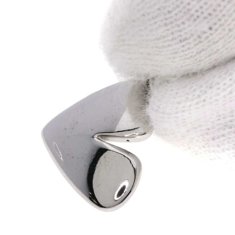 Bvlgari Quarre Heart Charm Pendant Top 18K White Gold