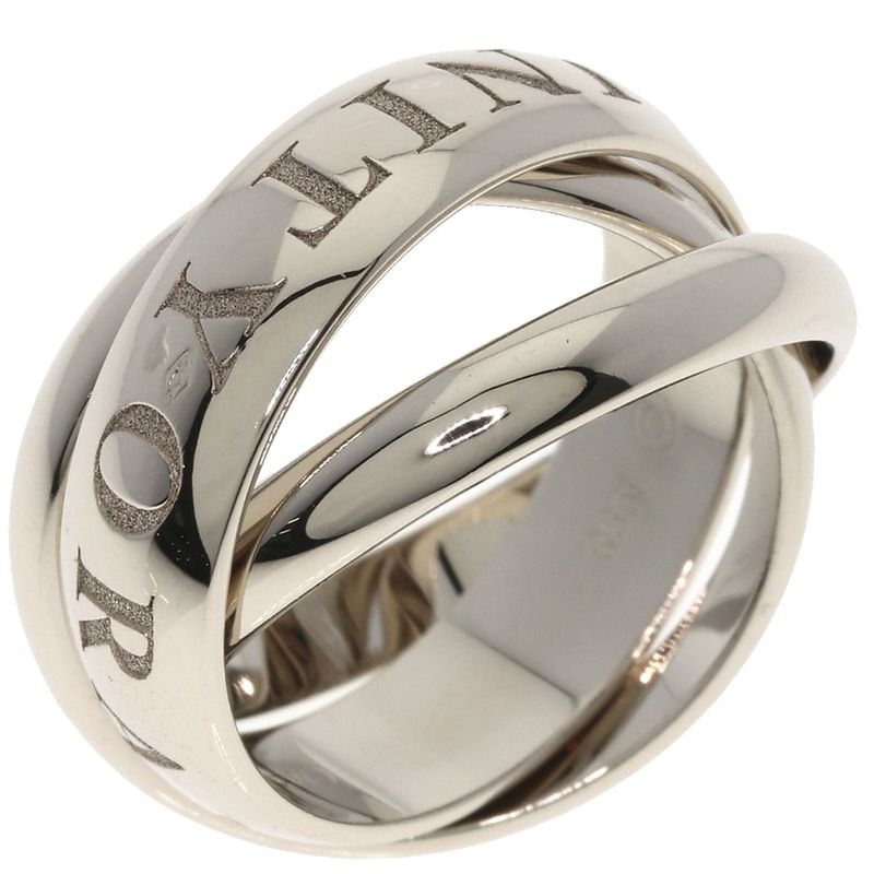 Cartier Trinity 50 Christmas Limited Ring 18K White Gold