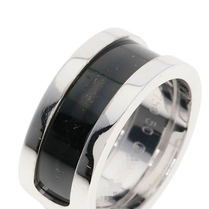 Cartier Black Lacquer 50 Ring 18K White Gold