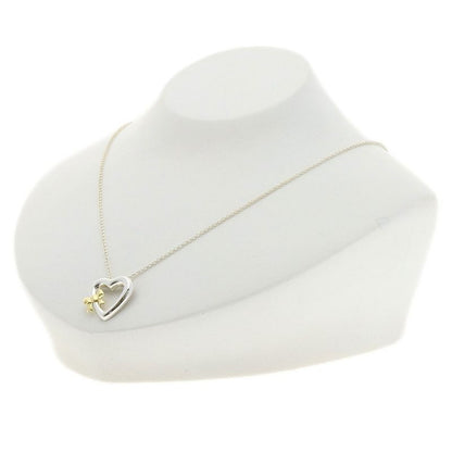 Tiffany & Co. Heart Ribbon Necklace 18K Yellow Gold