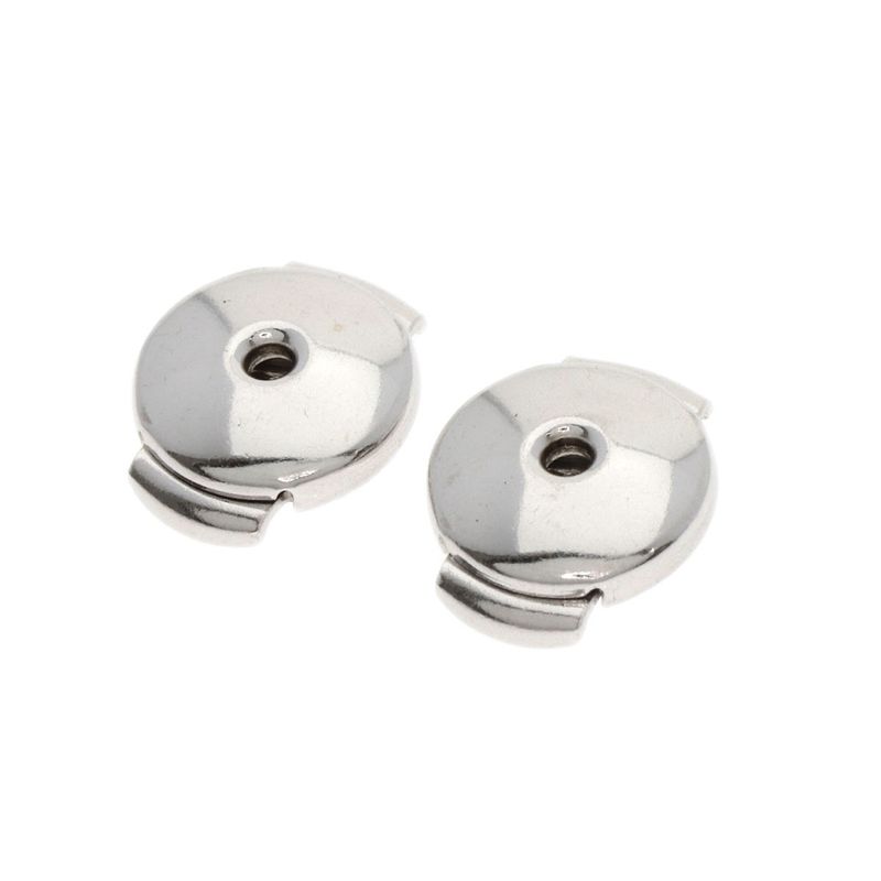 Tiffany & Co. Metro Hoop Diamond Earrings 18K White Gold