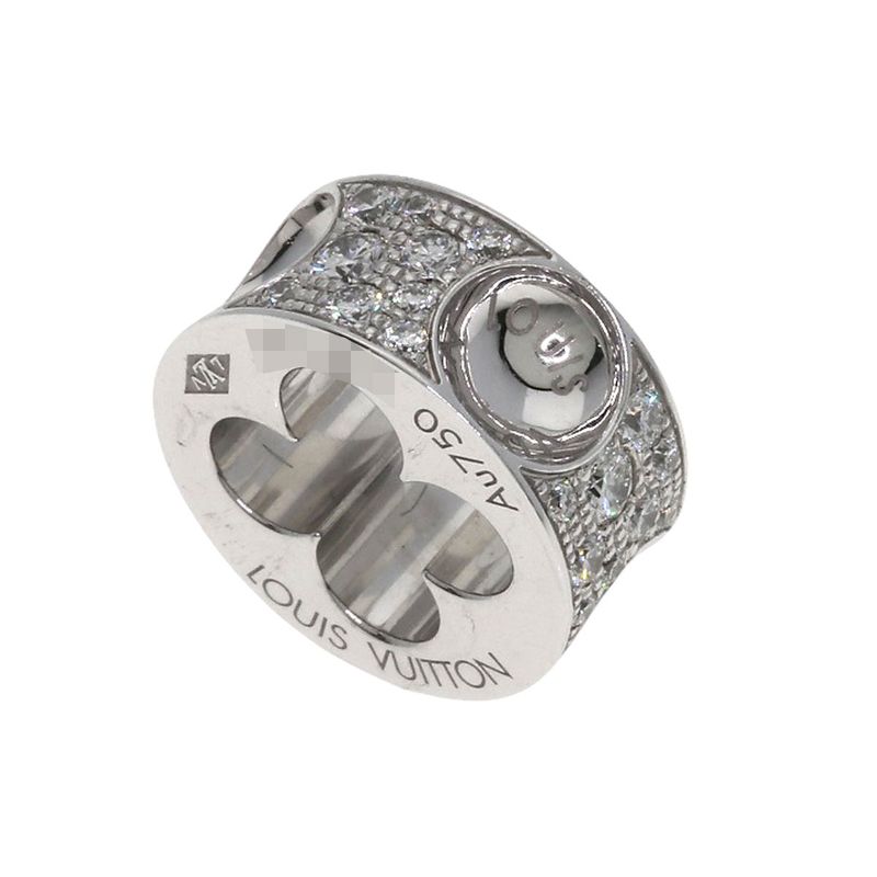 Louis Vuitton Pendentif Empreinte Diamond Pendant Top 18K White Gold