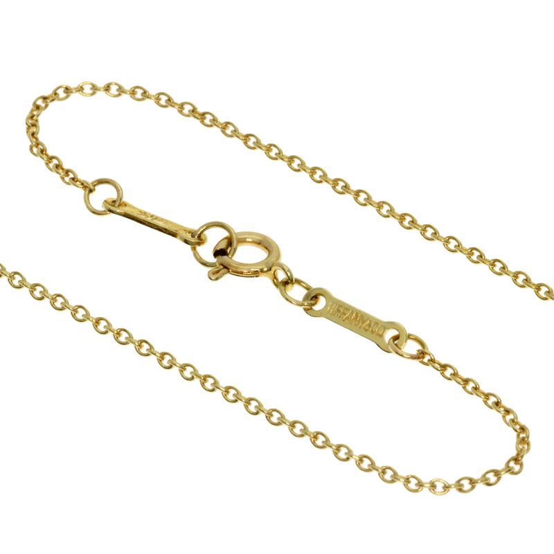 Tiffany & Co. Open Heart Necklace 18K Yellow Gold