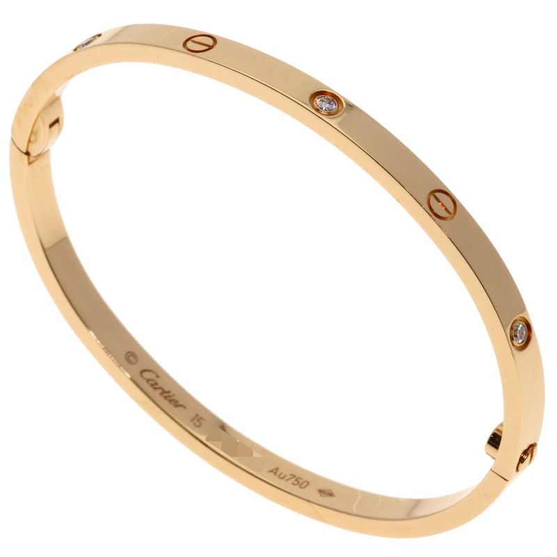 Cartier Love Bracelet SM Diamond 15 Driver None Bracelet 18K Pink Gold