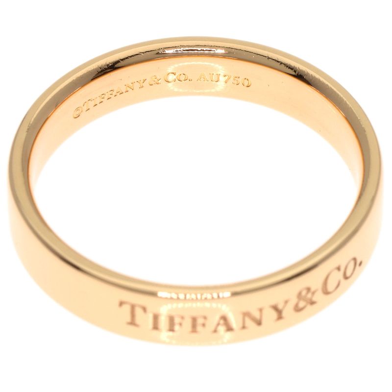 Tiffany & Co. Flat Band Ring 18K Pink Gold