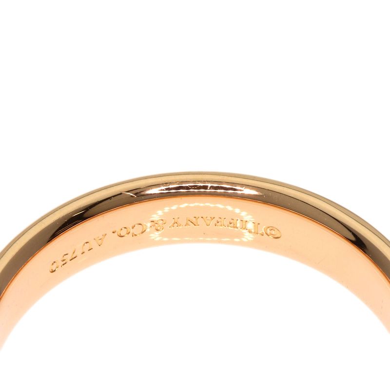 Tiffany & Co. Flat Band Ring 18K Pink Gold