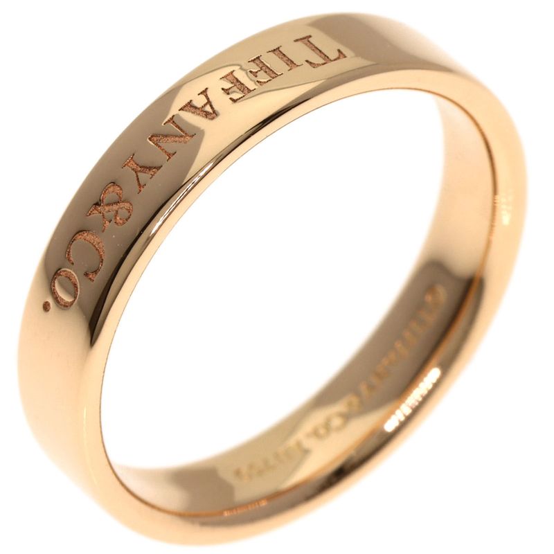 Tiffany & Co. Flat Band Ring 18K Pink Gold
