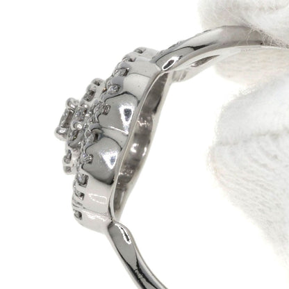 Chanel Camellia Collection Diamond Ring 18K White Gold