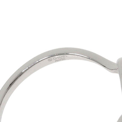 Chanel Camellia Collection Diamond Ring 18K White Gold