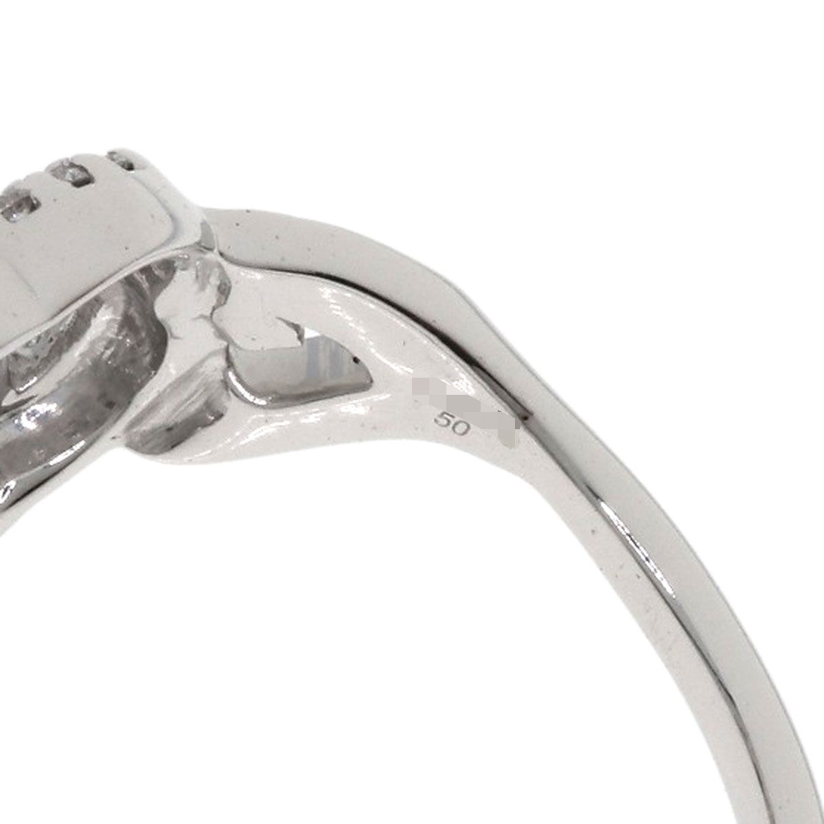 Chanel Camellia Collection Diamond Ring 18K White Gold