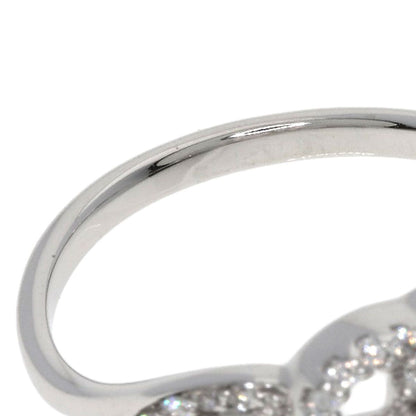 Chanel Camellia Collection Diamond Ring 18K White Gold