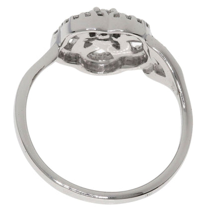 Chanel Camellia Collection Diamond Ring 18K White Gold