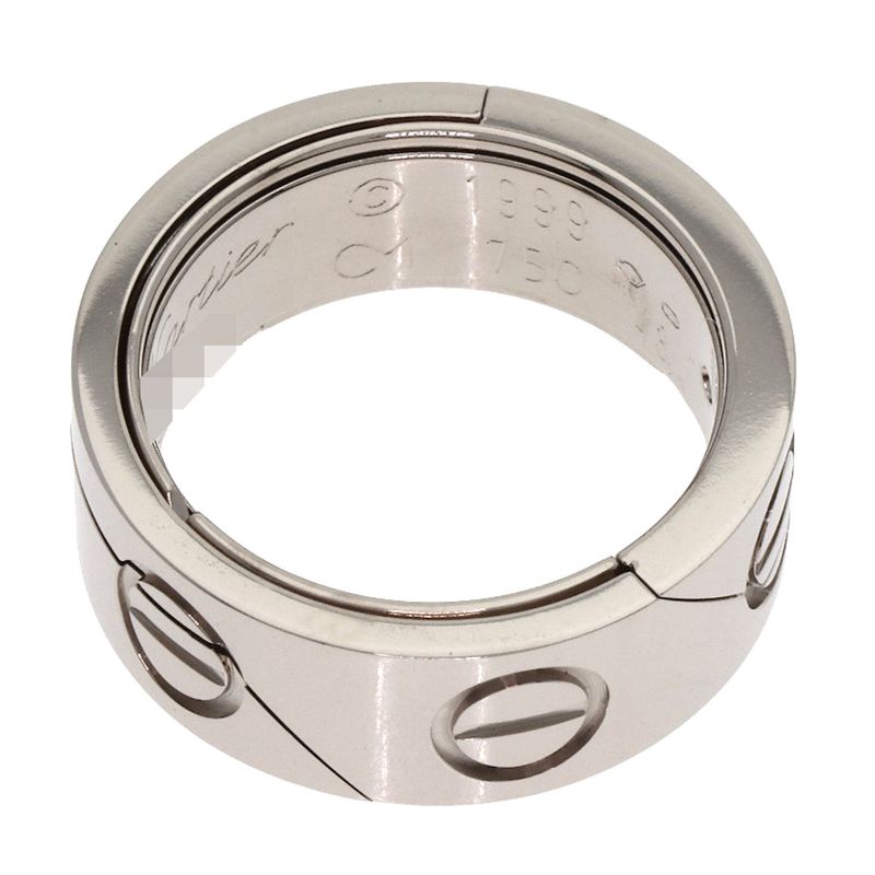 Cartier Astro Love Ring with Cord Ring 18K White Gold