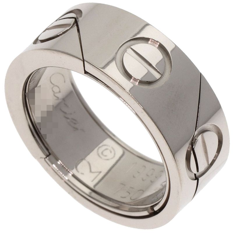 Cartier Astro Love Ring with Cord Ring 18K White Gold