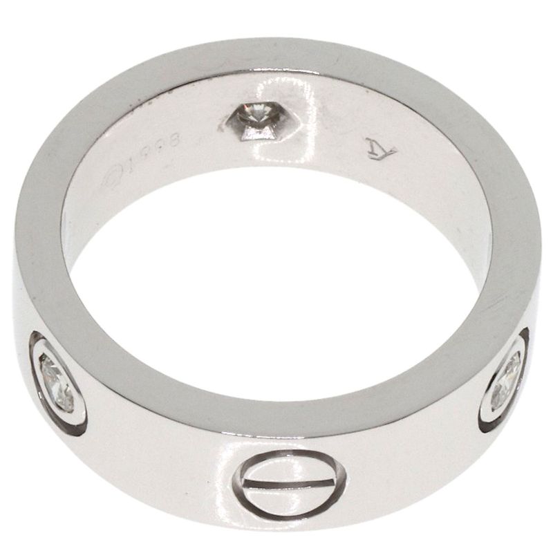 Cartier Love Ring Diamond 47 Ring 18K White Gold