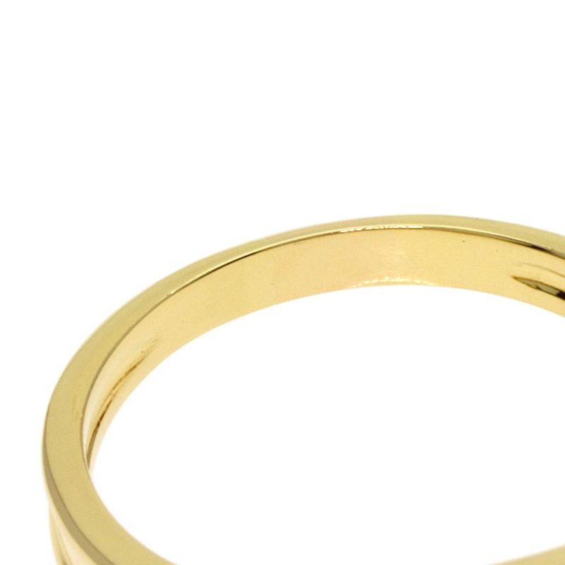 Dior Logo Diamond Ring 18K Yellow Gold
