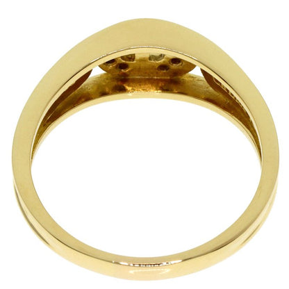 Dior Logo Diamond Ring 18K Yellow Gold