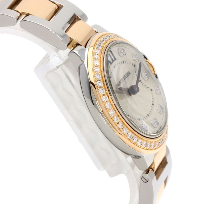 Cartier Ballon Blue Watch SS Pink Gold