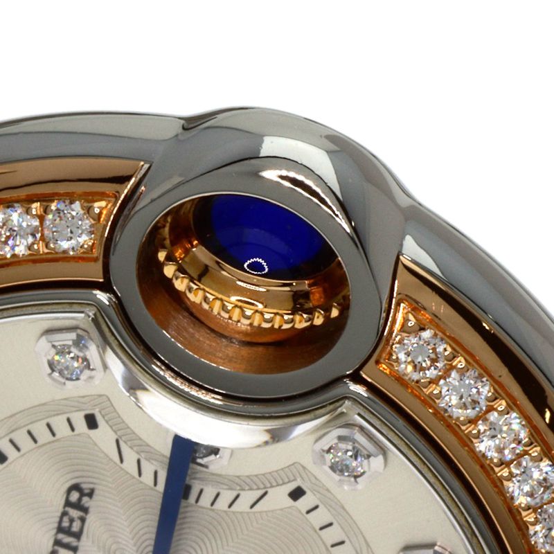 Cartier Ballon Blue Watch SS Pink Gold