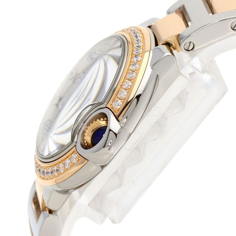 Cartier Ballon Blue Watch SS Pink Gold