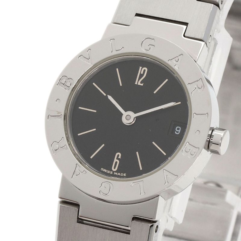 Bvlgari Watch SS Black