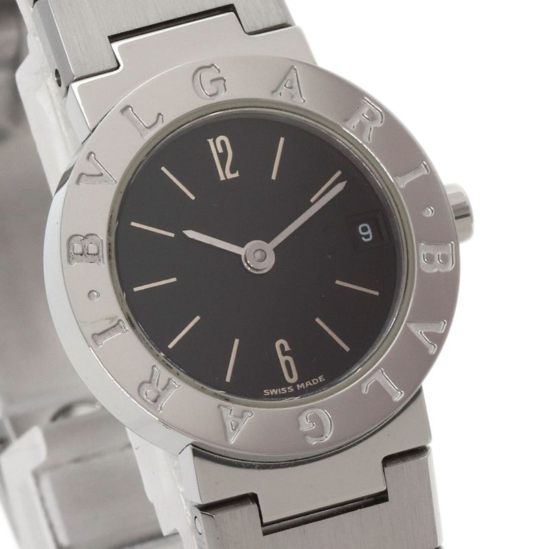Bvlgari Watch SS Black