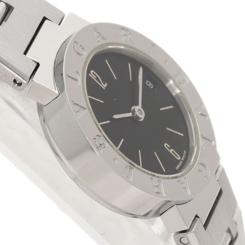 Bvlgari Watch SS Black
