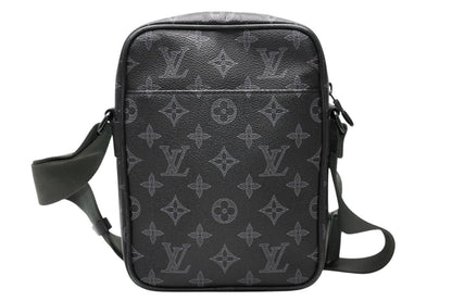 Louis Vuitton Danube PM Vivienne Shoulder Bag Monogram Shadow Leather Black — view 3