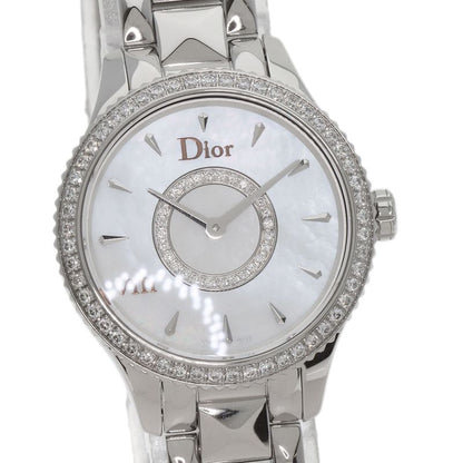 Dior Montaigne Diamond Bezel Watch SS