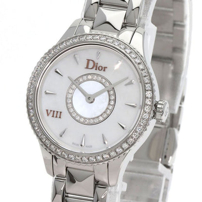 Dior Montaigne Diamond Bezel Watch SS