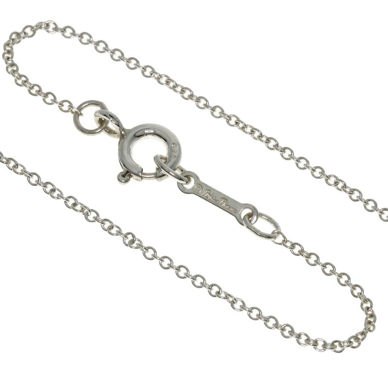 Tiffany & Co. Loving Heart Pink Saffiano Necklace