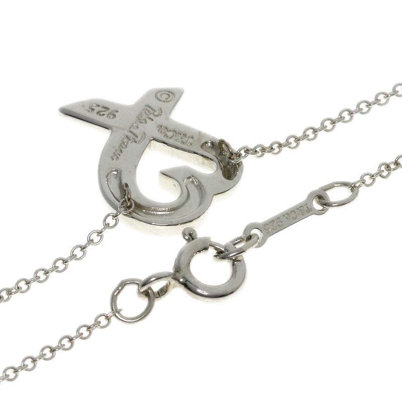 Tiffany & Co. Loving Heart Pink Saffiano Necklace