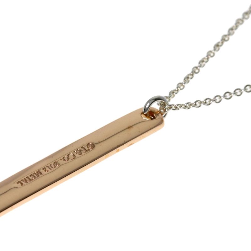 Tiffany & Co. Bar Necklace Gold Rubedo