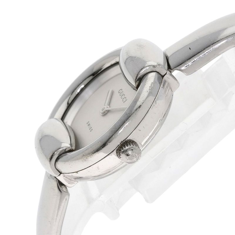Gucci Round Face Watch SS