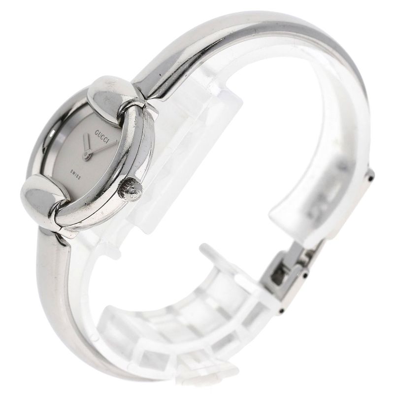 Gucci Round Face Watch SS