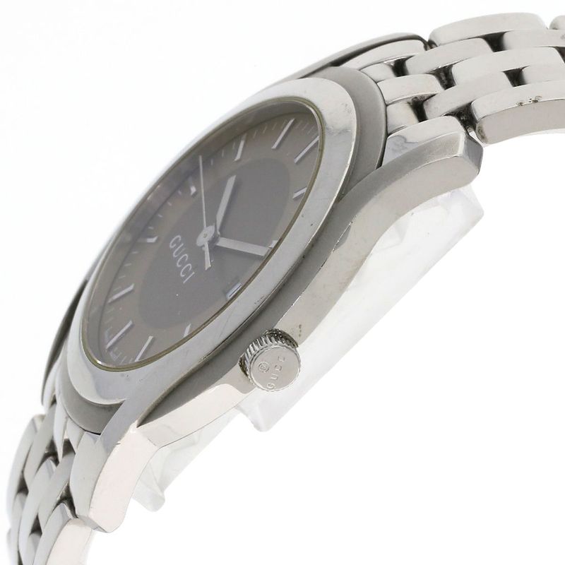 Gucci Round Face Watch SS