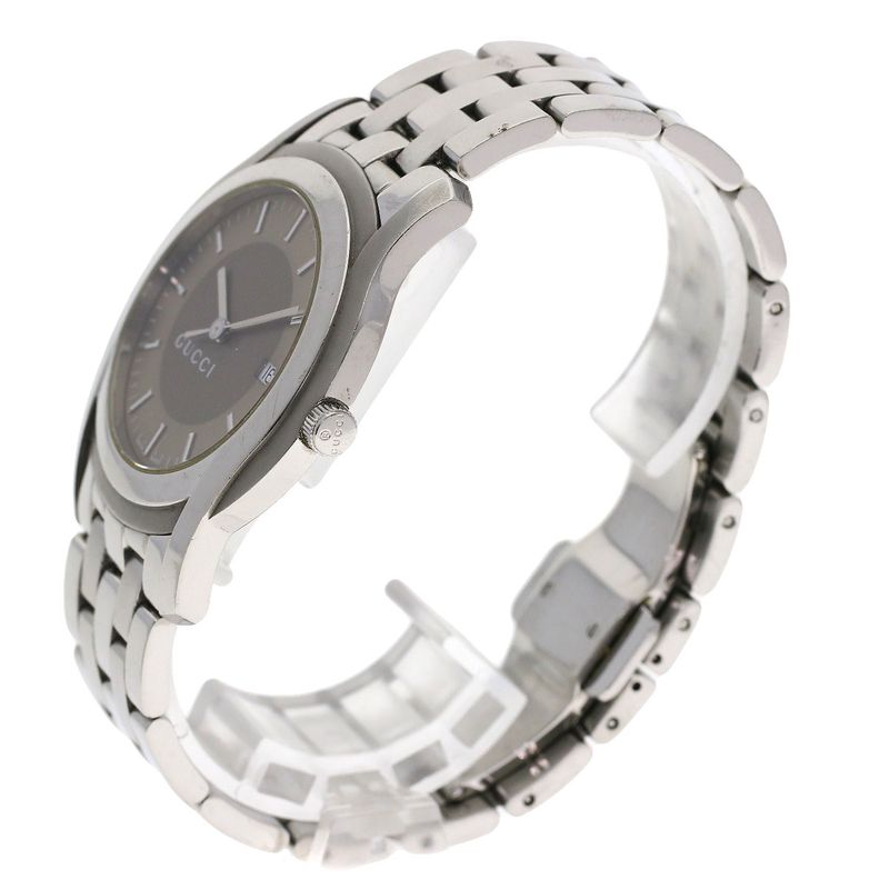 Gucci Round Face Watch SS