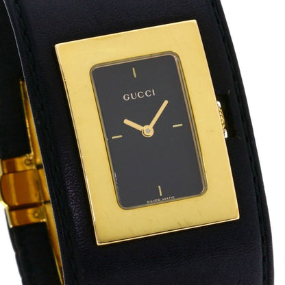 Gucci Square Face Watch Leather