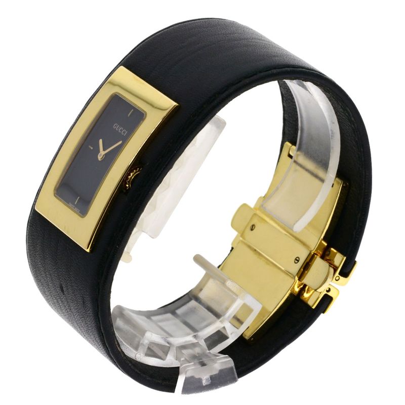 Gucci Square Face Watch Leather