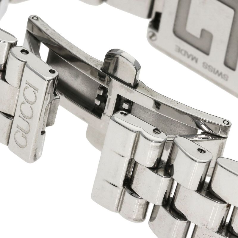 Gucci Logo Square Face Watch SS Boys