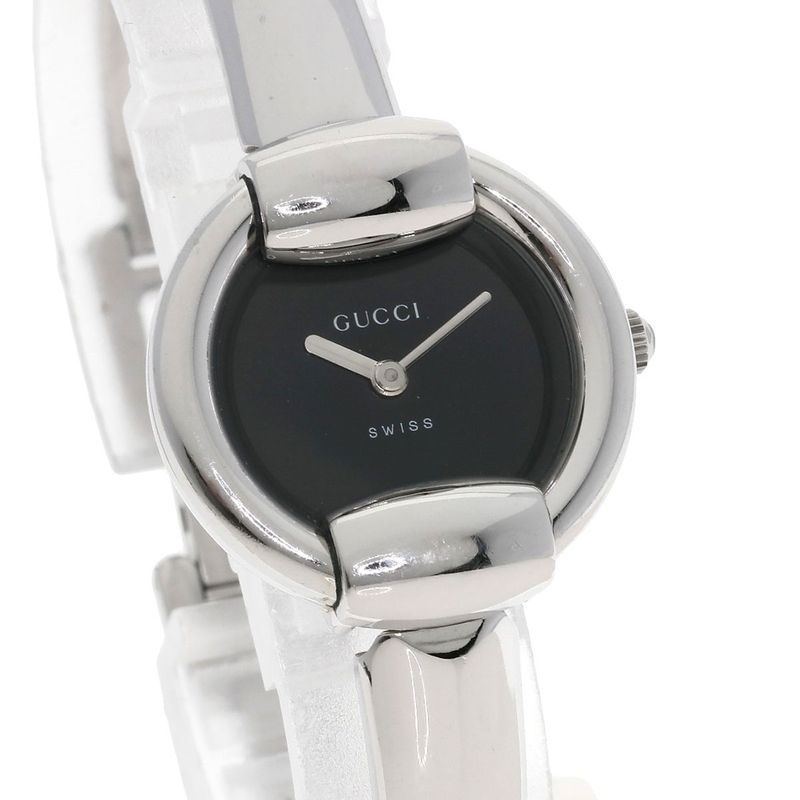 Gucci Round Face Watch SS