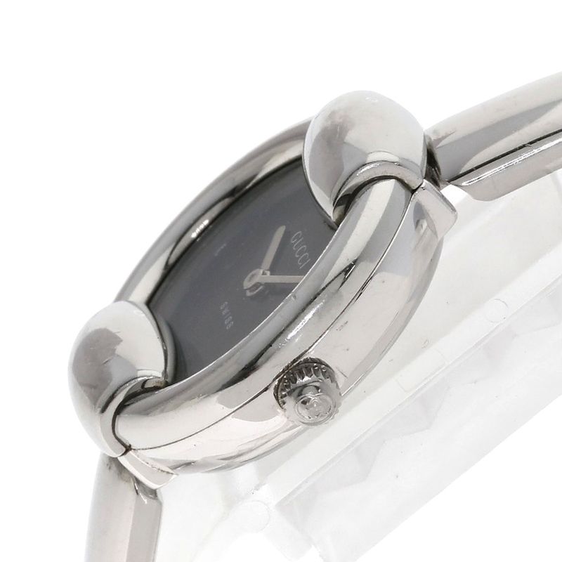 Gucci Round Face Watch SS