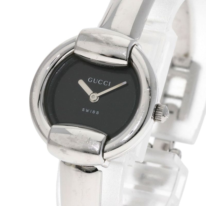 Gucci Round Face Watch SS