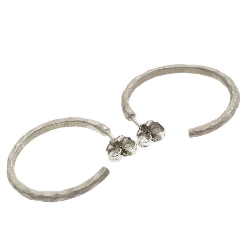 Tiffany & Co. Hammered Hoop Earrings