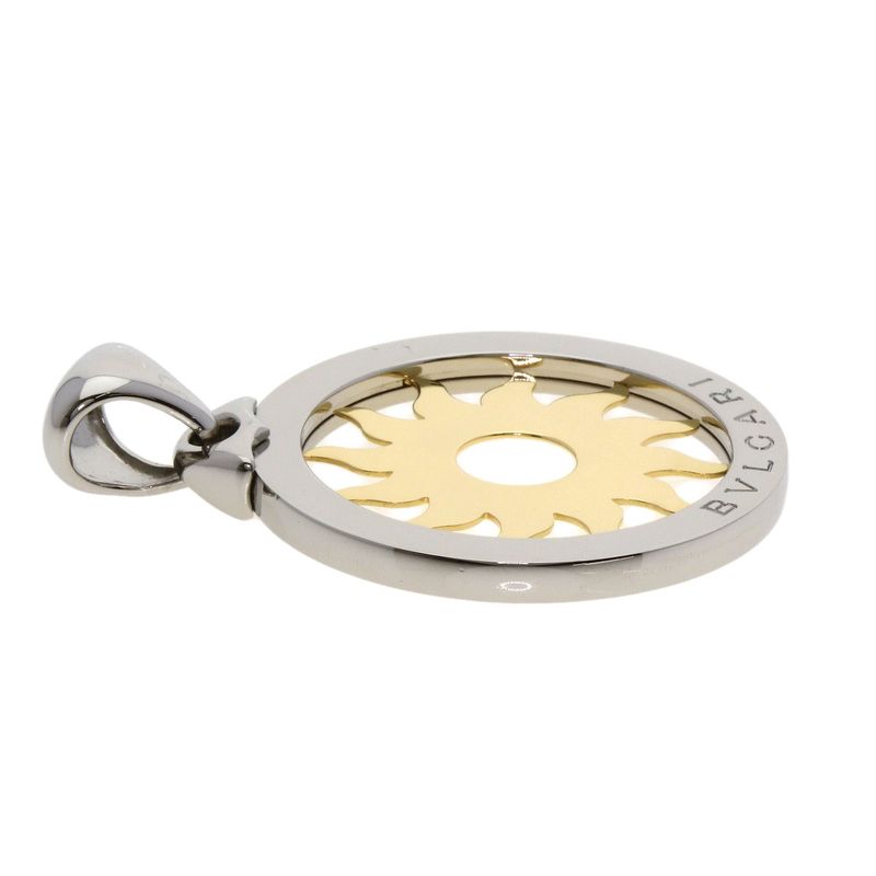 Bvlgari Tondosan Large Top Pendant Top SS 18K Yellow Gold