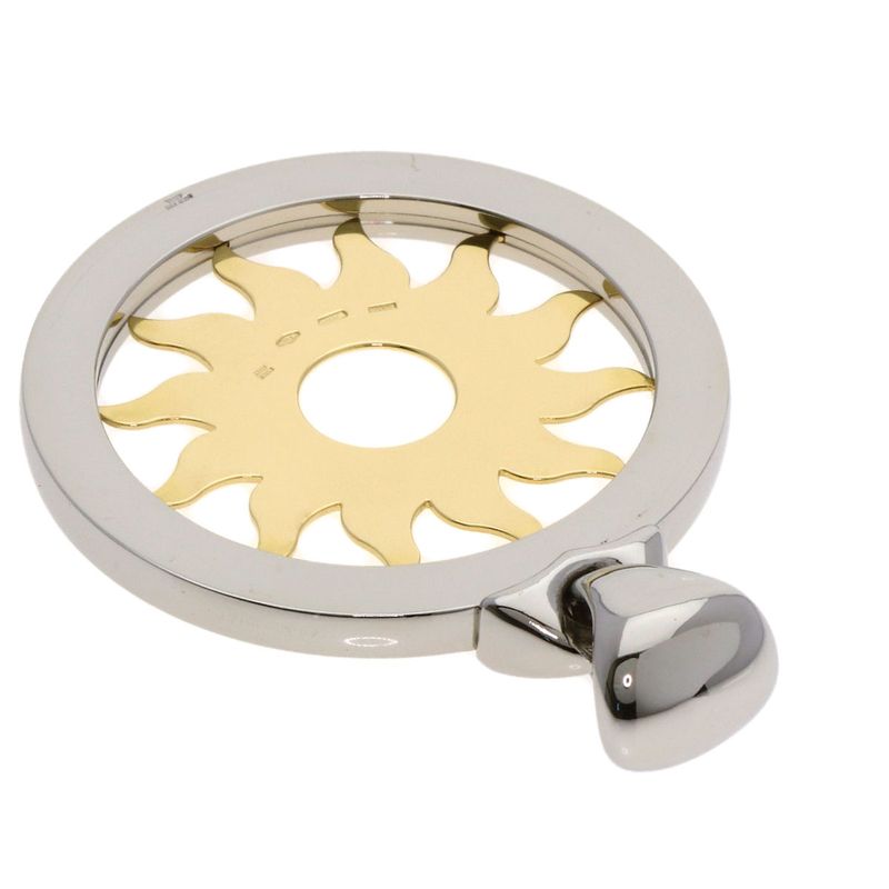 Bvlgari Tondosan Large Top Pendant Top SS 18K Yellow Gold