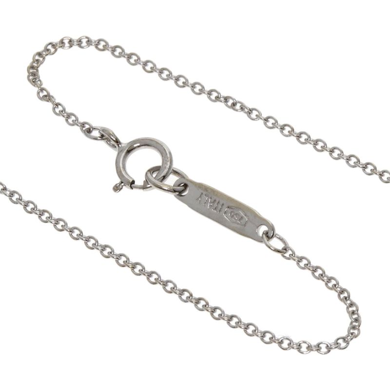 Tiffany & Co. Atlas Bar Diamond Necklace 18K White Gold