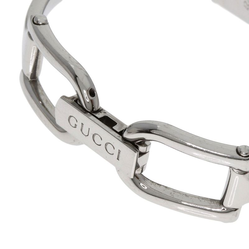 Gucci GG Square Face Bangle Watch SS