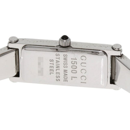 Gucci GG Square Face Bangle Watch SS
